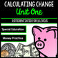 Life Skills Money and Math - Calculating Change - Shopping - Special Education