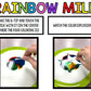 Rainbow Science Experiment - Special Education - Procedural Write - BUNDLE