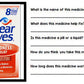 Life Skills - Special Education - Medicine Labels - Reading - Writing - Unit 4