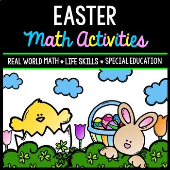 Easter Math - Special Education - Life Skills - Print & Go - Spring - Jelly Bean