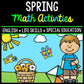 Spring Math - Special Education - Life Skills - Print and Go Worksheets