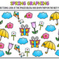 Spring Math - Special Education - Life Skills - Print and Go Worksheets