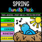 Spring Bundle - Special Education - Life Skills - Print and Go - Reading - Math
