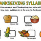 Thanksgiving Literacy - Special Education - Life Skills - Print & Go - Reading