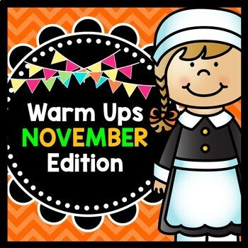 Life Skills Warm Ups - Homework - Thanksgiving - Special Education
