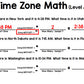 Time Zones - Life Skills - Special Education - Reading - Math - Geography