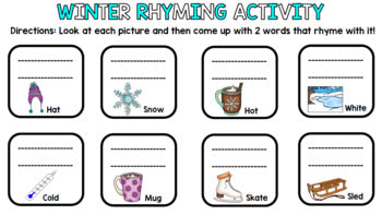 Winter Bundle - Special Education - Life Skills - Print & Go - Math - ELA