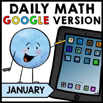 Special Education - Warm Ups - Word Problems - GOOGLE - Math - January - Winter