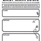 Special Education - Warm Ups - Word Problems - GOOGLE - Math - January - Winter