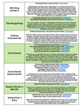 Life Skills - Scope and Sequence - Pacing Guide - FREEBIE - English
