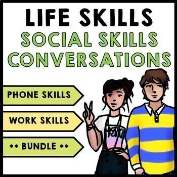 Life Skills - Social Skills - Workplace - Communication - Phone Skills - Bundle