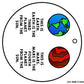 Solar System - Planets - 3D Mobile - Space Craftivity