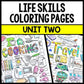 Life Skills - Special Education - Cooking - Travel - Coloring Pages