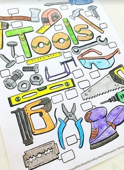 Life Skills - Special Education - Tools - Banking - Money - Coloring Pages
