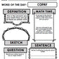 Life Skills - Medical Paperwork - Forms - Vocabulary - Word of the Day