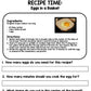 Life Skills - Recipe Comprehension - Cooking - Special Education - GOOGLE Unit 2