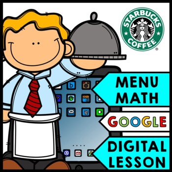 Life Skills Menu Math - Money - Starbucks - Special Education - GOOGLE - Budget