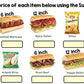 Life Skills Menu Math - Money - Subway - Special Education - GOOGLE - Budgets