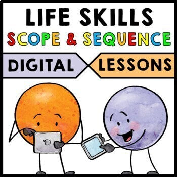 Life Skills - Scope and Sequence - DIGITAL - Pacing Guide - FREEBIE - SPED
