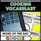 Life Skills - Cooking - Recipes - Food - Vocabulary - Word of the Day - GOOGLE