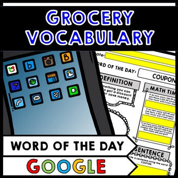 Life Skills - Grocery Store - Shopping - Vocabulary - Word of the Day - GOOGLE
