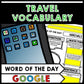 Life Skills - Travel - Airplane - Vocabulary - Word of the Day - GOOGLE