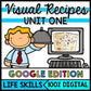 Life Skills Visual Recipes - Reading - Special Education Cooking - GOOGLE Unit 1