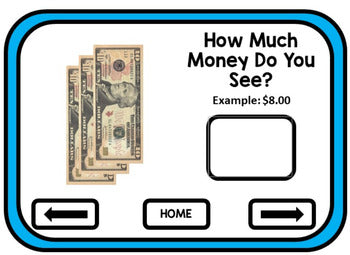 Life Skills - BOOM CARDS - Money - Counting Bills - Special Education - BUNDLE