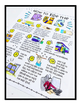 Life Skills - Special Education - "How To" Coloring Pages - Print & Go Bundle
