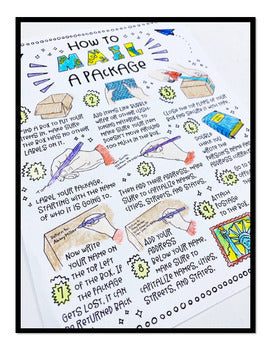Life Skills - Special Education - "How To" Coloring Pages - Print & Go Bundle