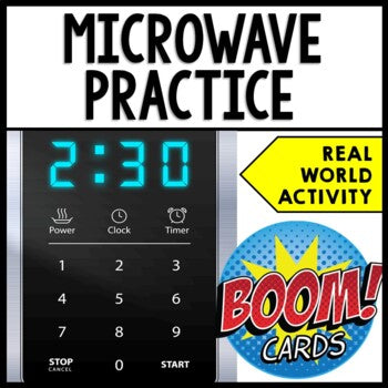 Life Skills - BOOM CARDS - Cooking - Using a Microwave - Food Directions