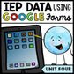 IEP Goals - DIGITAL Data Collection - Google Forms - Distance Learning - Unit 4