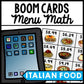 Life Skills - Menu Math - Money - Budget - Dollar Up - BOOM CARDS - Unit 5