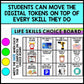 Life Skills - DIGITAL Choice Boards - Homework - GOOGLE - Independent Living