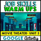 Life Skills - Job Skills - Warm Ups - Vocational Skills - Movie Theater - GOOGLE