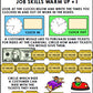 Life Skills - Job Skills - Warm Ups - Vocational Skills - Carnival Jobs - CBI