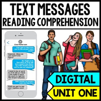 Text Messages - Reading Comprehension - Life Skills - GOOGLE - Functional Skills