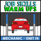 Life Skills - Job Skills - Warm Ups - Vocational Skills - Mechanic Jobs - Cars