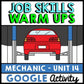 Life Skills - Job Skills - Warm Ups - Vocational Skills - Mechanic Jobs - GOOGLE