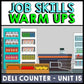 Life Skills - Job Skills - Warm Ups - Vocational Skills - Grocery Jobs