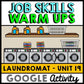 Job Skills - Life Skills Warm Ups - Vocational Skills - Laundry - GOOGLE