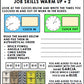 Job Skills - Life Skills Warm Ups - Vocational Skills - BUNDLE