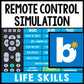 Life Skills - Using a Remote Control - Special Education - Boom Cards