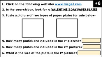 Life Skills - Online Shopping - Google - Math - Reading - Valentine's Day