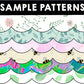 Printable Bulletin Board Borders - CUSTOM Option Also Included!