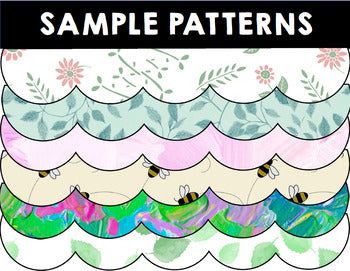 Printable Bulletin Board Borders - CUSTOM Option Also Included!