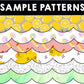 Printable Bulletin Board Borders - CUSTOM Option Also Included!