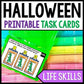 Life Skills - Halloween - Task Cards - Reading - Math - Costume Shopping