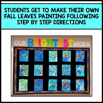 Fall Art - Fall Leaves Directed Drawing - Reading Comprehension