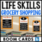 Life Skills Grocery Shopping - CBI - Job Skills - BOOM CARDS - Grocery Store